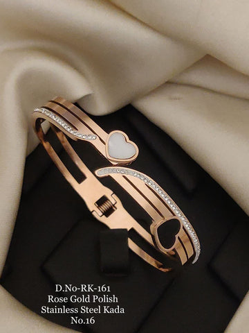 RYDER ROSE GOLAD PLATED KADA BRACELET