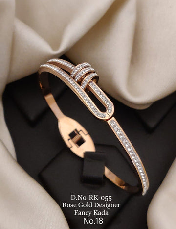 VEDA 18K GOLD PLATED KADA BRACELET