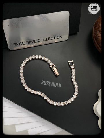 LENKA DIAMOND ROSE GOLD PLATED BRACELET