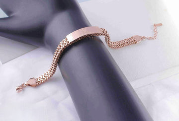 PAKHNI ROSE GOLD PLATED BRACELET