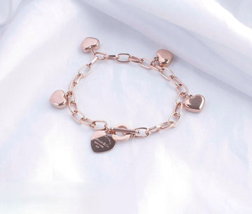 JENELINA HART ROSE GOLD PLATED BRACELET