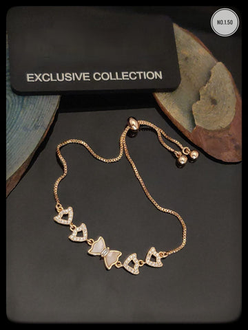 IRA BUTTERFLY ROSE GOLD PLATED BRACELET