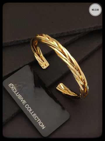 ANAYA 18K GOLD PLATED KADA BRACELET
