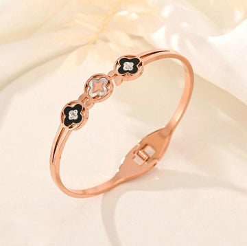 RAVALA ROSE GOLD PLATED KADA BRACELET