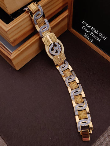 Tenor Gold Plated Unisex Loose Bracelet