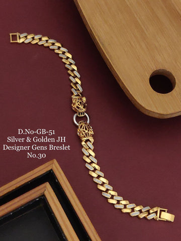 Quixotic Gold Plated Unisex Loose Bracelet