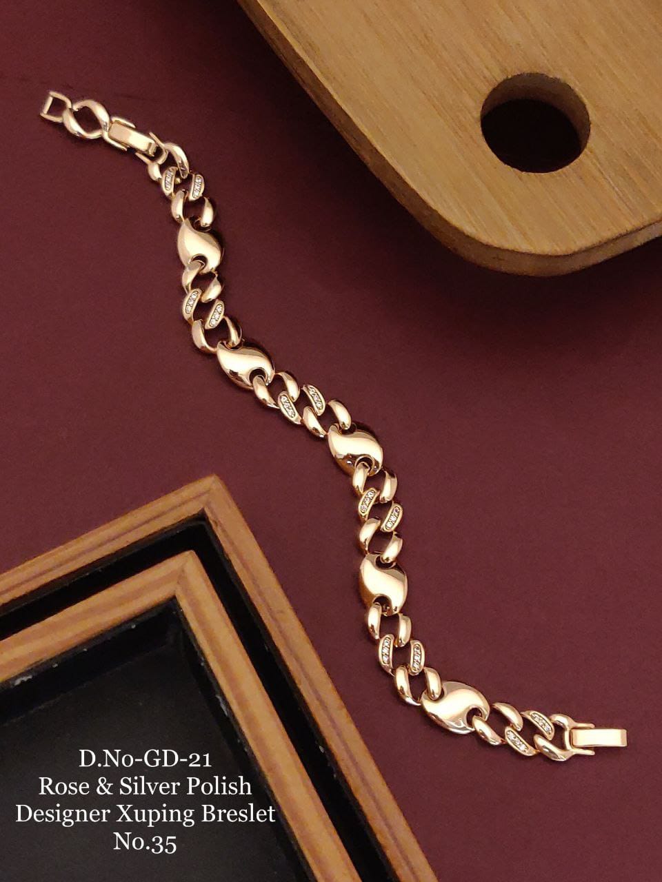 Oxymoron Gold Plated Unisex Loose Bracelet