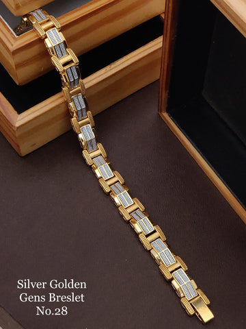Nostalgic Gold Plated Unisex Loose Bracelet