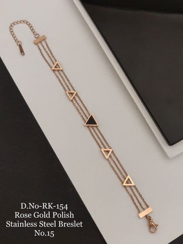 ROPE ROSE GOLD PLATED BRACELET