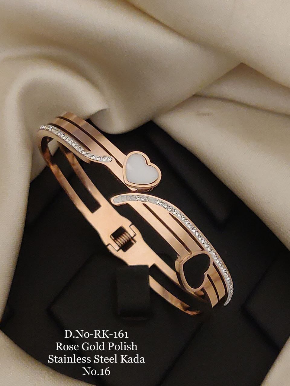 RYDER ROSE GOLAD PLATED KADA BRACELET