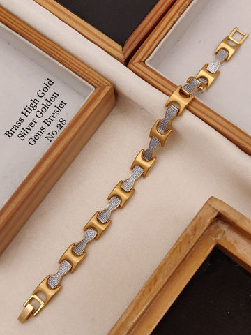 Bearing Gold Plated Unisex Loose Bracelet