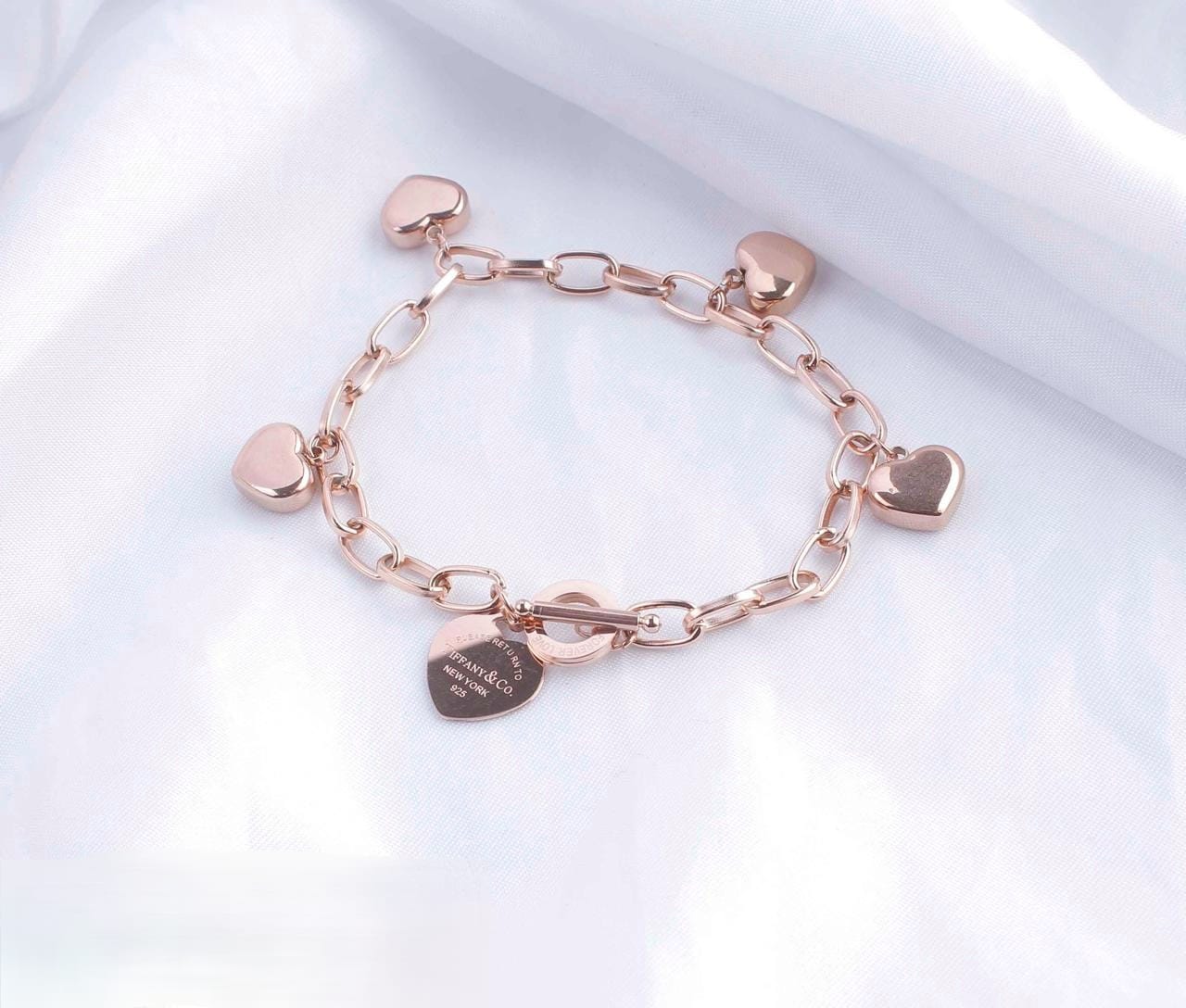 JENELINA HART ROSE GOLD PLATED BRACELET