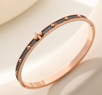 LIYANA ROSE GOLD PLATED KADA BRACELET