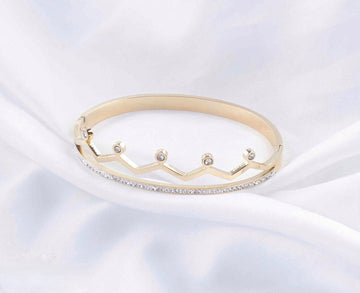 ROBA CROWN ROSE GOLD PLATED KADA BRACELET