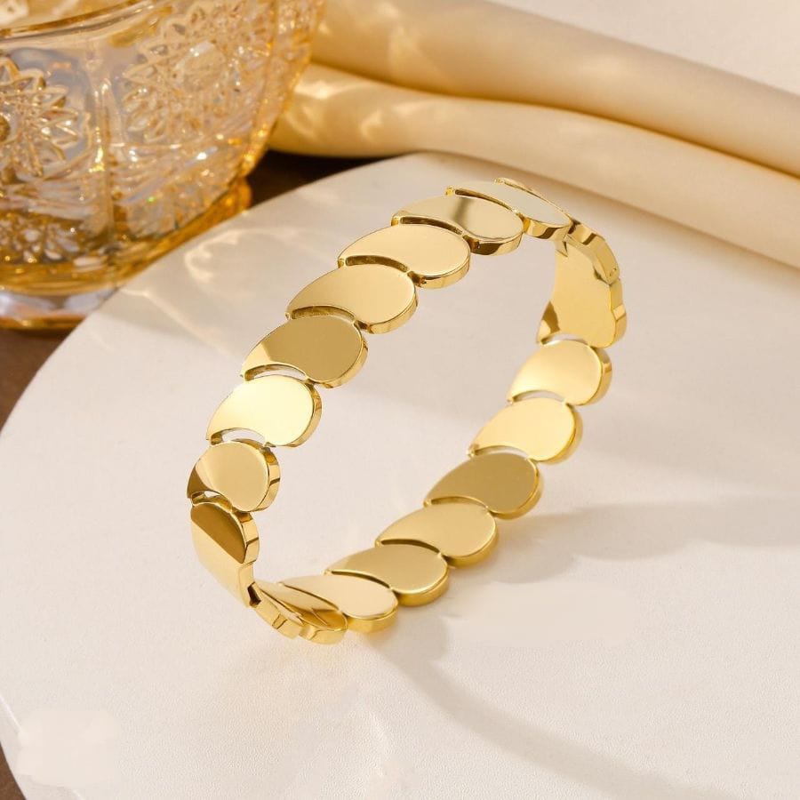 KANKSHA 18K GOLD PLATED KADA BRACELET