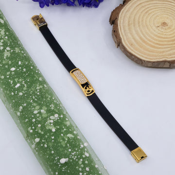 OM WITH DIAMOND GORGEOUS DESIGN UNISEX SILICONE BRACELET
